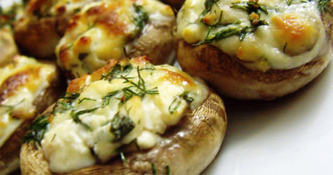 Fırında Kaşar Mantar