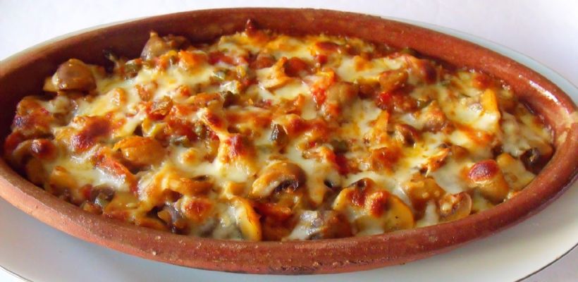 Kaşarlı Mantarlı Tavuk